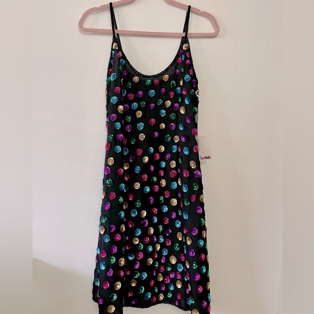 NWOT Mark & John by Gopal Vintage Sequin Silk Dress